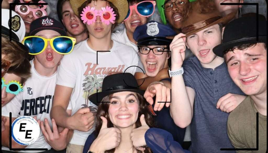Photo booth fun at events and parties.
