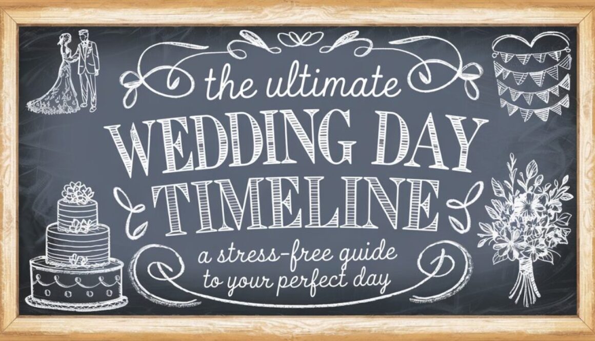 Your wedding timeline. The Ultimate Guide