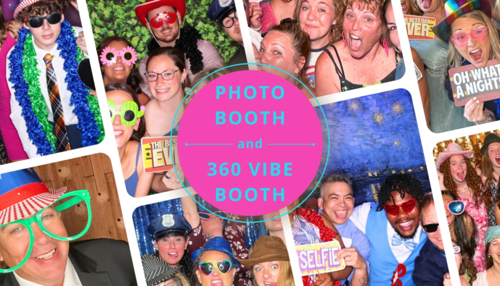 Photo Booth and 360 Vibe Booth rentals