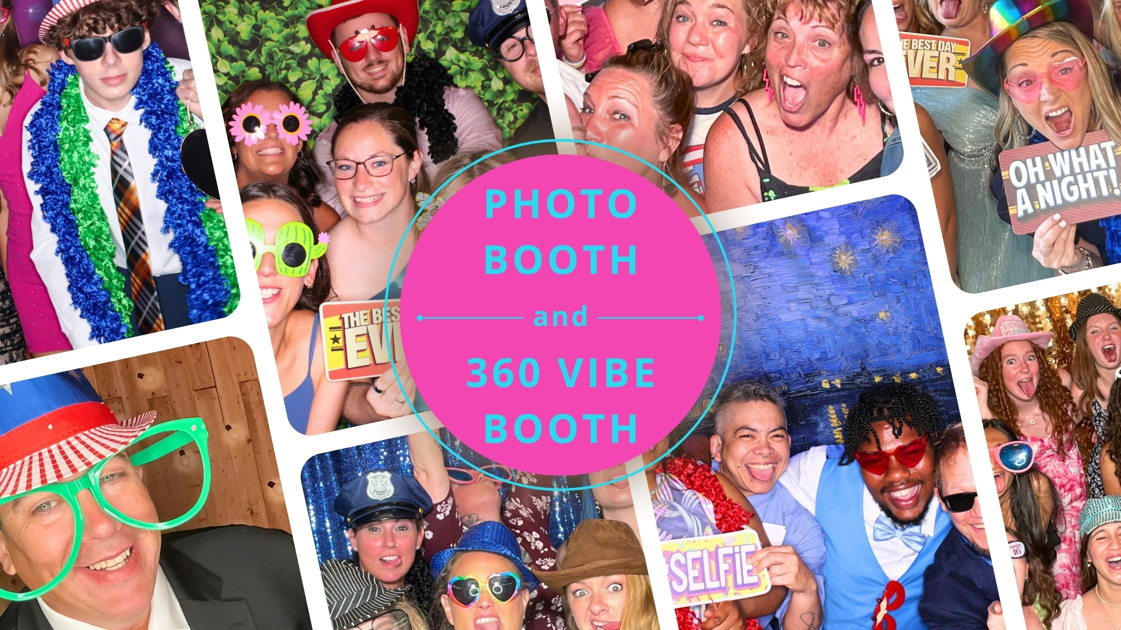 Photo Booth and 360 Vibe Booth rentals