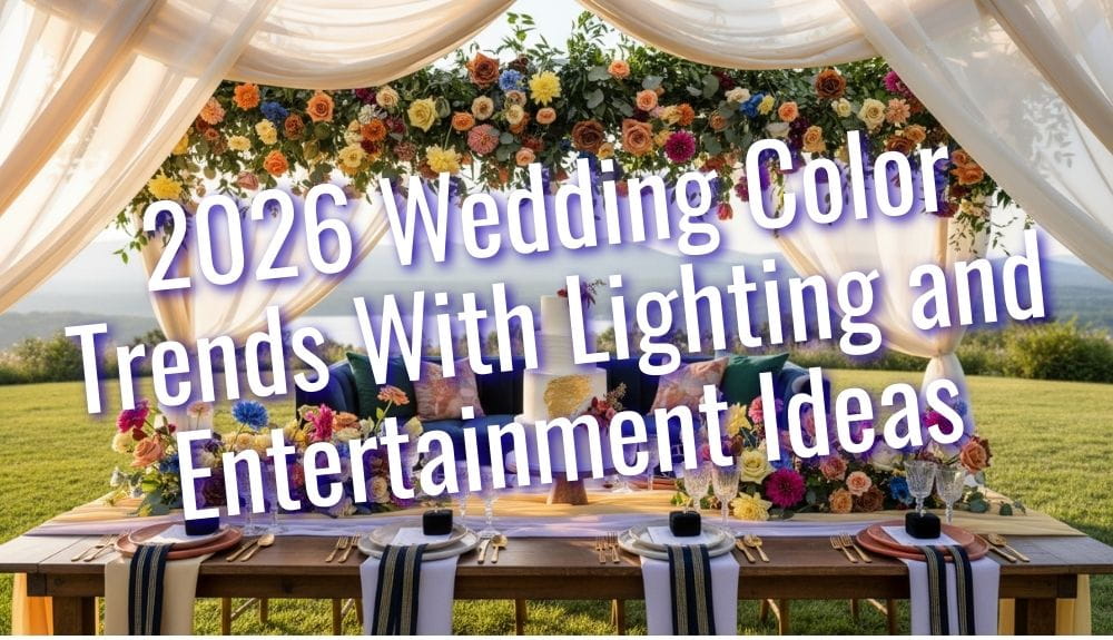 2026 Wedding Color Trends and Entertainment