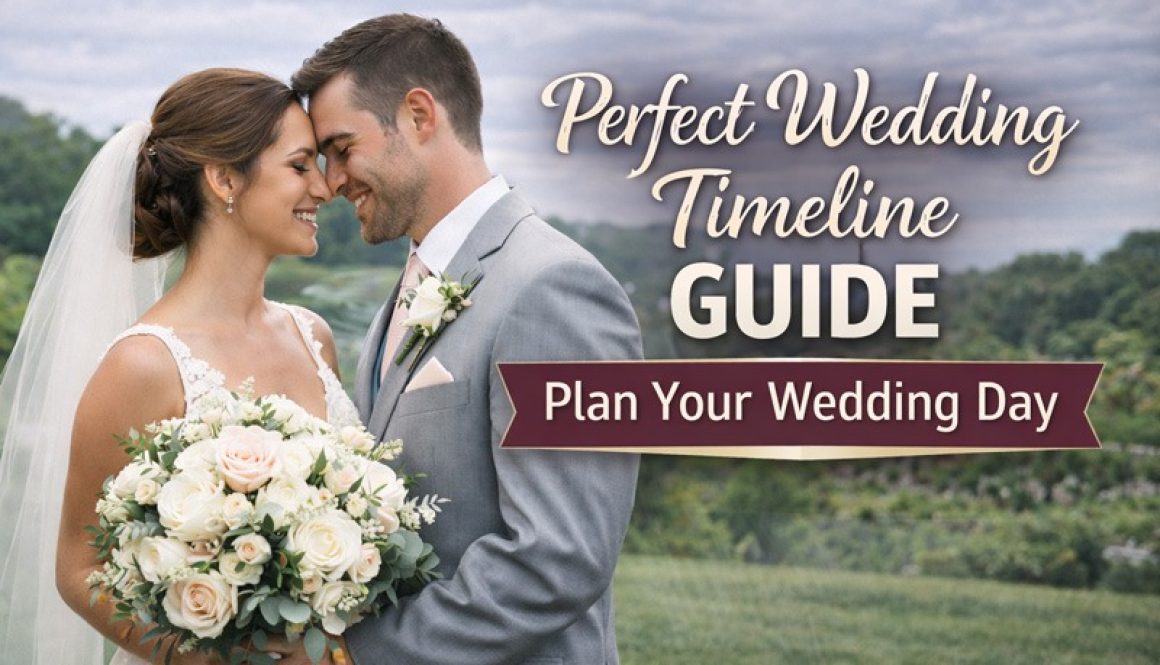 Wedding day timeline guide