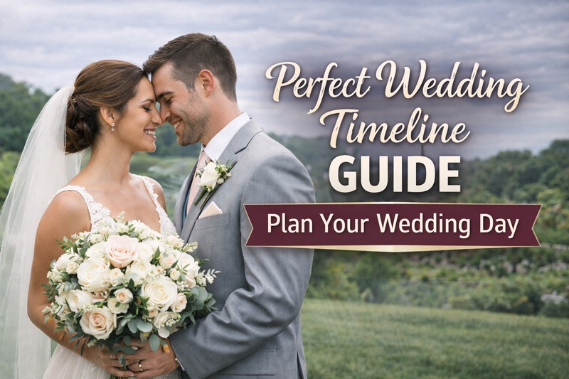 Wedding day timeline guide